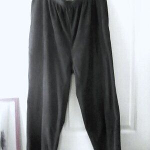 Womens Plus Size 22W, Corduroy, Elastic Waist, Green Pants, Classic Elements